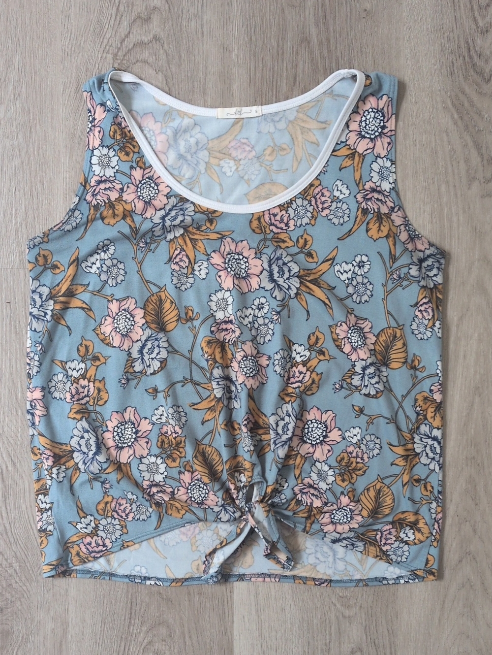 Floral Crop Tank